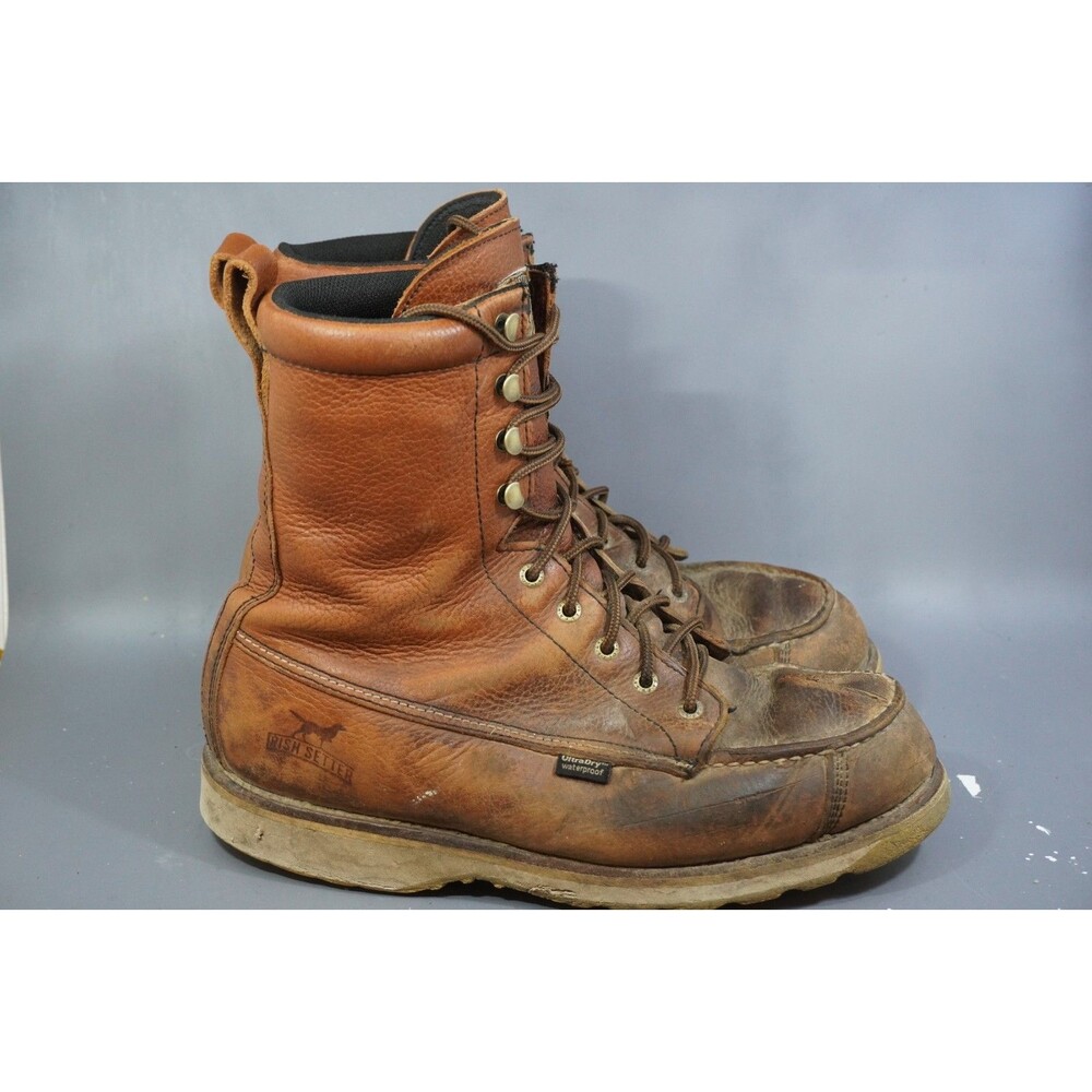 Irish Setter by Red Wing 894 Wingshooter Brown Waterproof Hunting Boots Sz 10.5
